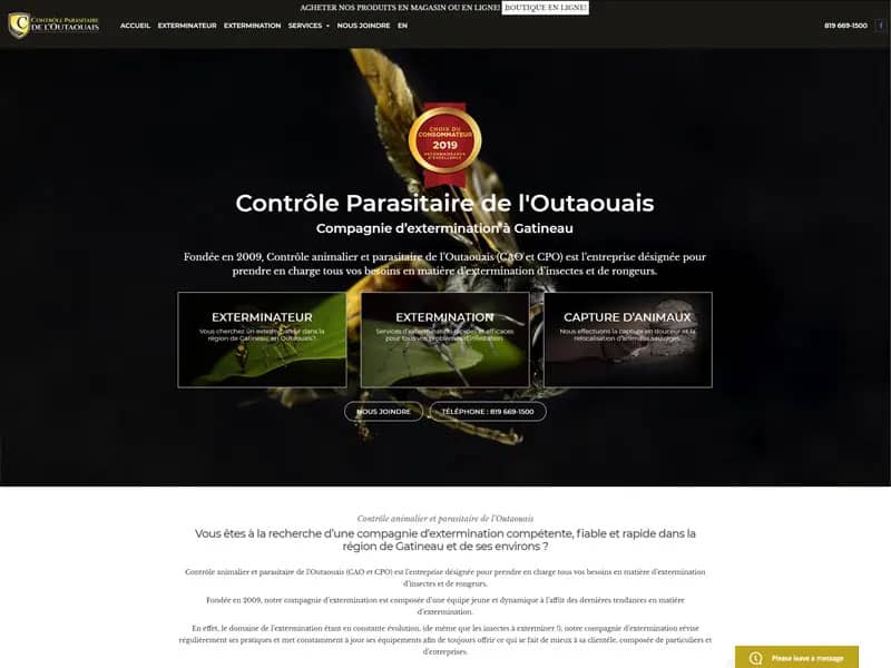 Exterminateur Gatineau